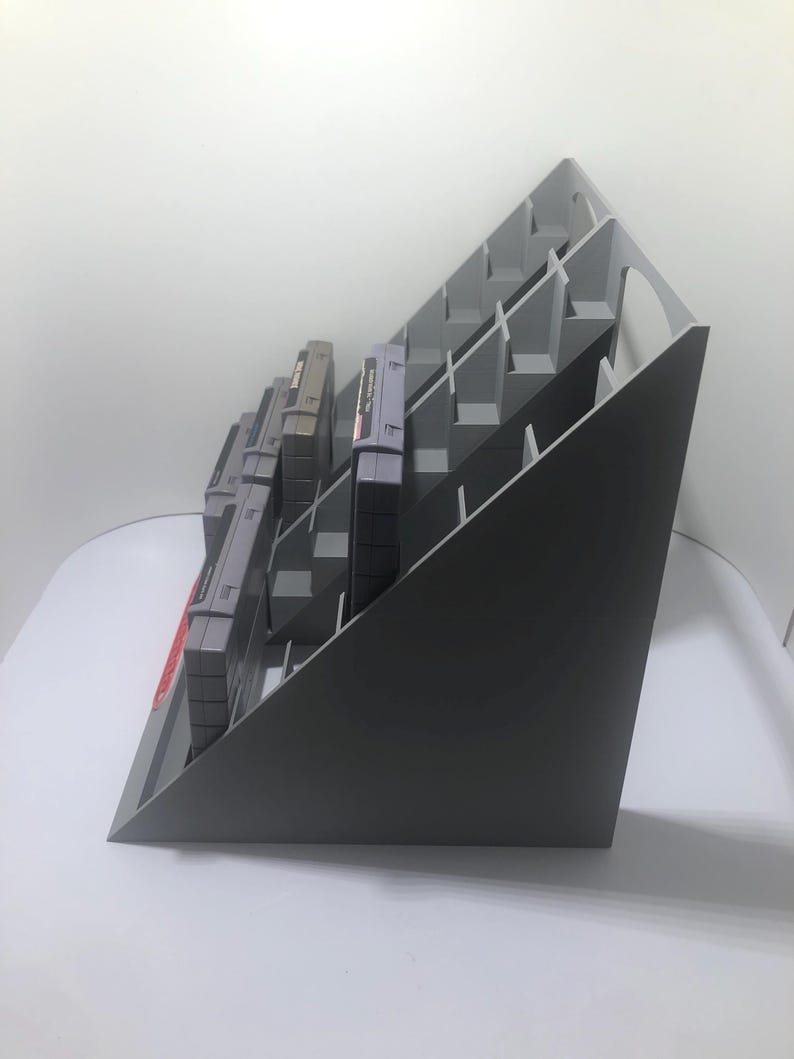 Super Nintendo, SNES 18 Game Cartridge Holder Display Stand - Etsy