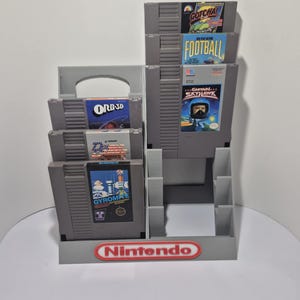 Nintendo Entertainment System NES 12 game Cartridge Holder Display Stand