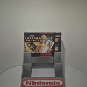 Suporte de exibição para jogos Nintendo, SNES e N64 em caixa - Comporta 3