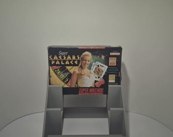 Nintendo, SNES and N64 Game In Box Display Stand Holder - Holds 3