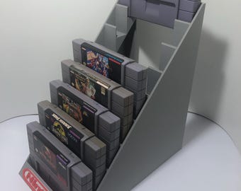 Super Nintendo, SNES 9 game Cartridge Holder Display Stand