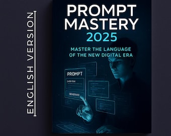 Prompt Mastery 2025 | Advanced ChatGPT Prompts eBook for Productivity, Business, Creativity & AI Skills | Digital Download PDF