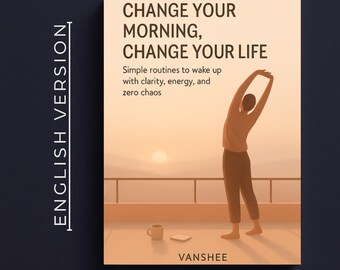 Morning Routine eBook | Calm, Clarity & Energy in 15 Minutes | PDF Guide | Digital Minimalism and Habits for Focus