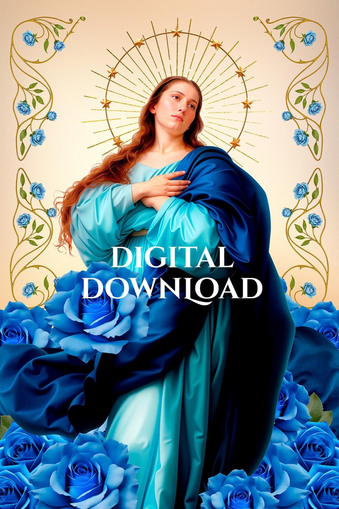 Our Lady of the Immaculate Conception – Catholic Digital Art for ...