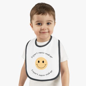 かわいいベビーよだれかけ - 散らかり放題、ベビーシャワーギフト、幼児用よだれかけ、おもしろよだれかけ、ベビー用食事時アクセサリー