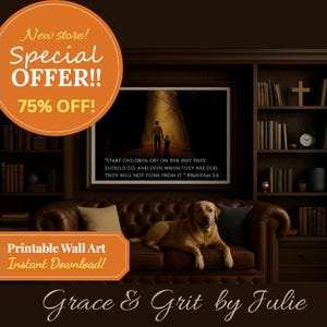 Set di decorazioni murali cristiane per la festa del papà / Scritture bibliche / Regalo per papà / Festa del papà / Compleanno / Fede e amore / Uomo di Dio / Download digitale