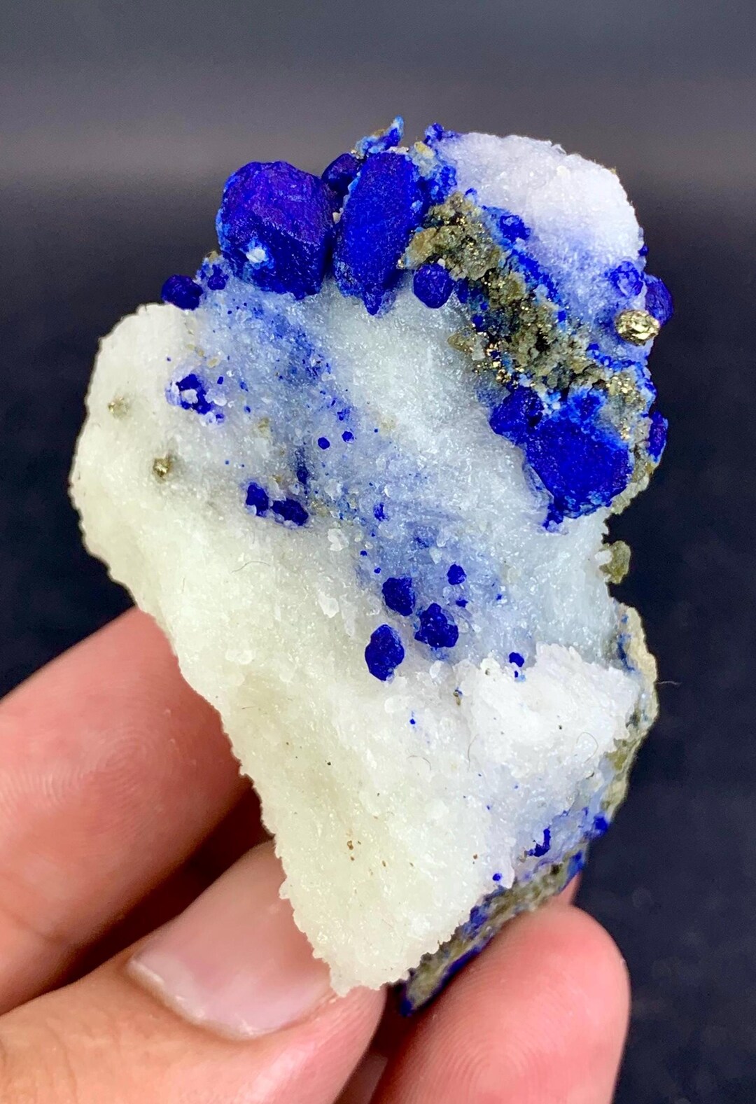 Colorful Albite Top Blue Color Lazurite Crystal With Albite Combine Specimen 375 Carats ...