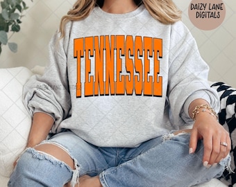 Tennessee PNG | Orange Tennessee PNG | Game Day | Varsity Letters | Fall | Digital Download
