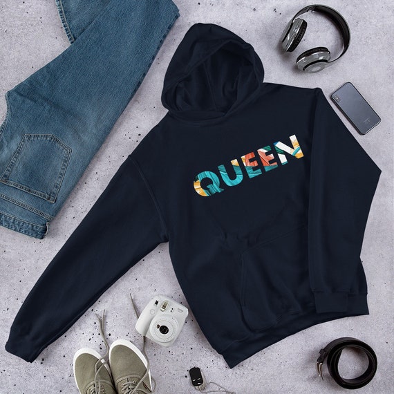 QUEEN - トロピカル - ユニセックス パーカー - S-5XL - Etsy 日本