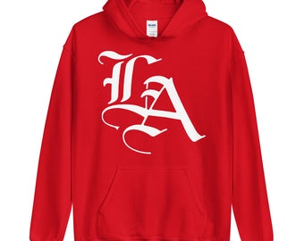 LA - Los Angeles - Old English - Unisex Hoodie - S-5XL - Etsy LA - Los Angeles - Old English - Unisex Hoodie - S-5XL - Etsy