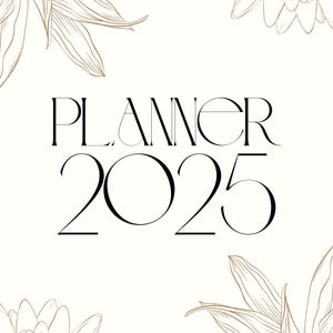 Minimalist 2025 Calendar Planner