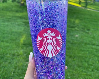 Purple Summer Snowglobe