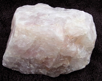 Rose Quartz Rough Light Pink Color 3.11 Lbs. from Brazil Cabbing, Lapidary, Reki, Metaphysical #0663