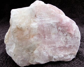 Rose Quartz Light Pink Rough from Brazil 8.15 Lbs. Cabbing, Lapidary, Metaphysical, Reiki #0670
