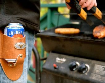 Texas Longhorn Beer Holster