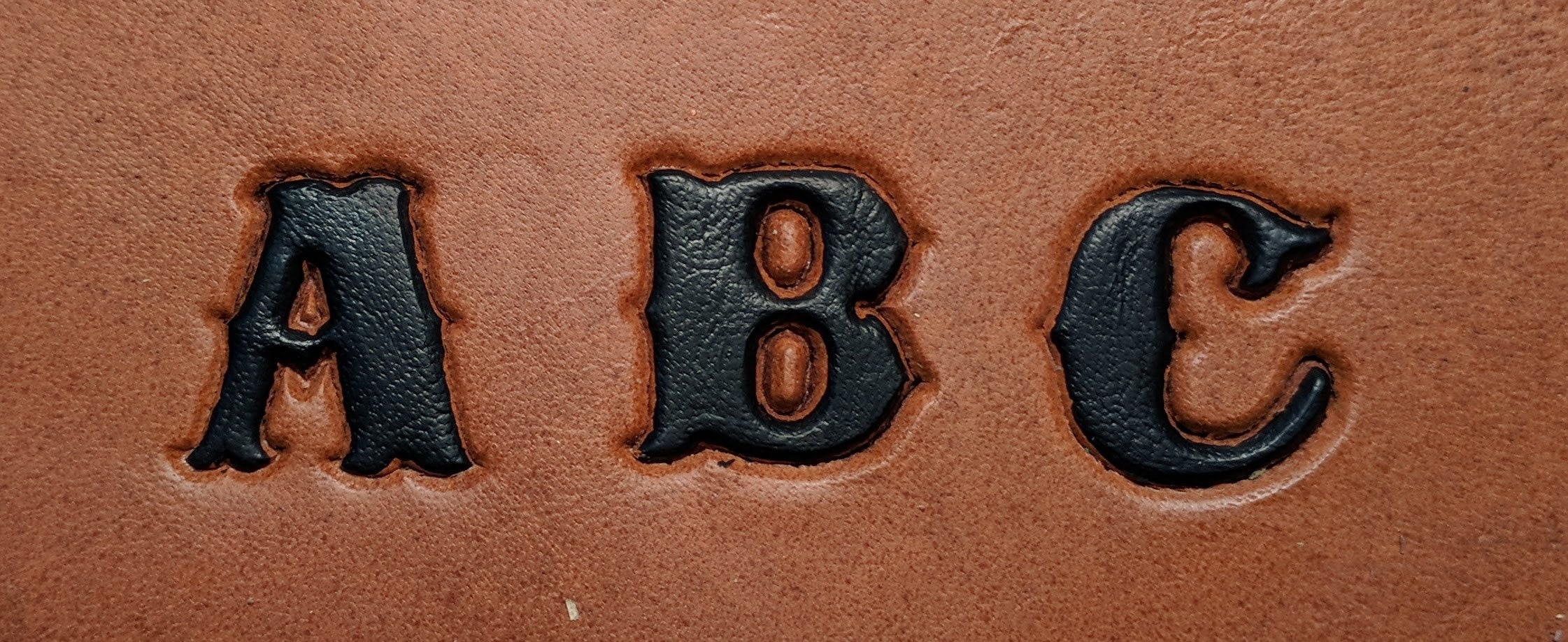 Personalized, Leather Beer Holster, Medium Brown, Luckenbach