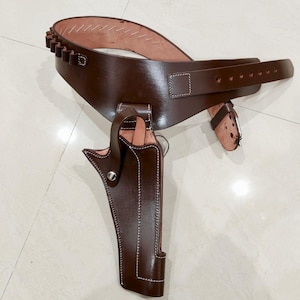 Leather Right Hand Holster for scoped Ruger Blackhawk, Super Blackhawk 7.5&quot; Barrel