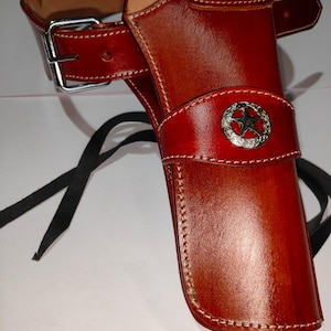 Leather the Shootist Rig, John Wayne, The Duke, Cowboy Western SAAS, Cas