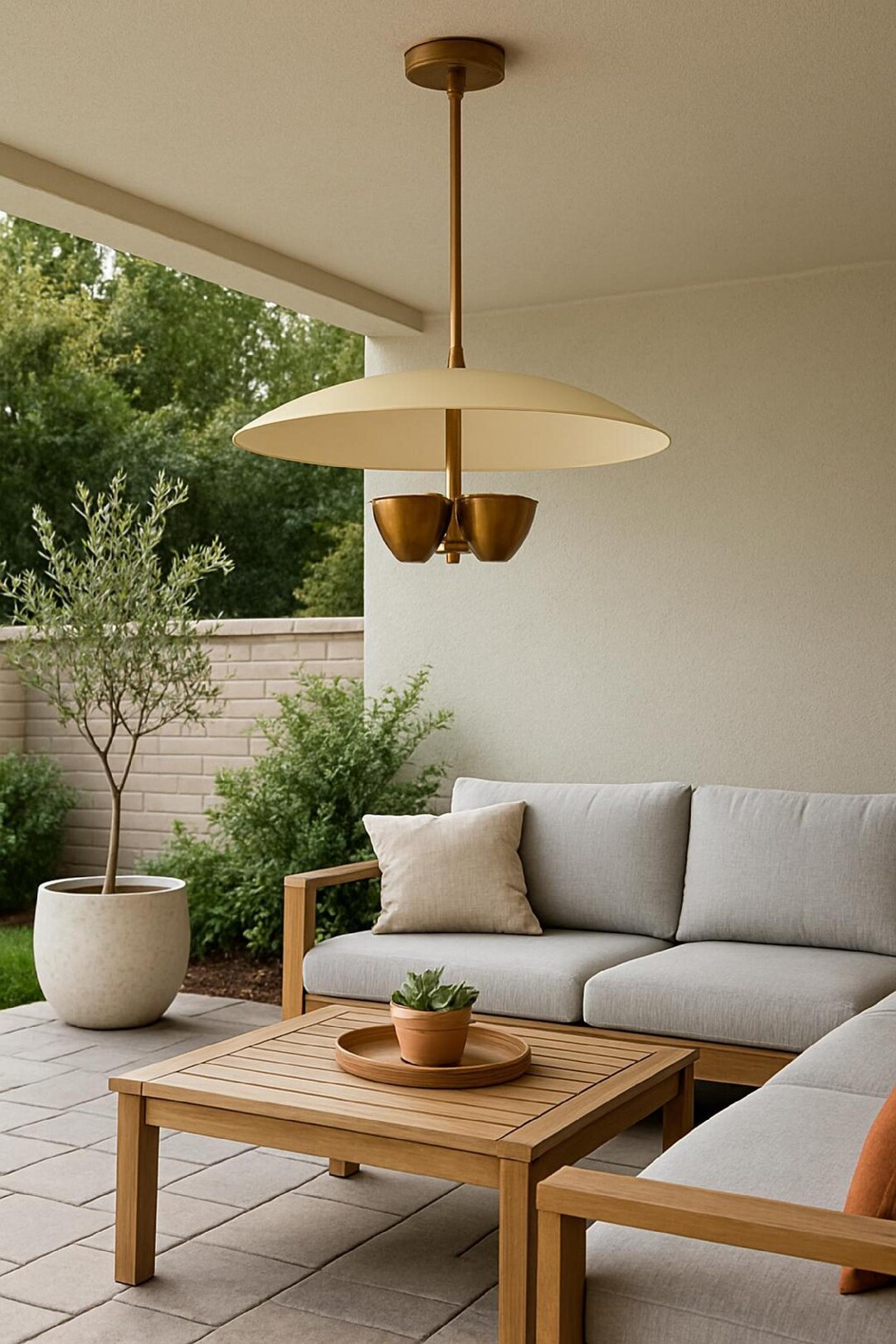 Three-arm Italian Floor Lamp Stilnovo Style | Mid Century Modern Brass ...