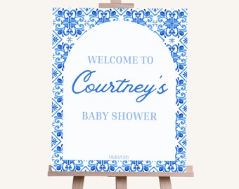 Ciao Baby! Baby Shower Willkommensschild: Babyparty Dekor zum Ausdrucken (Digitaler Download)