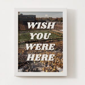Wish You Were Here Digital Art Print | Faurot Field University of Missouri | Mizzou Football Wall Decor | Mizzou Tiger Art Instant Download