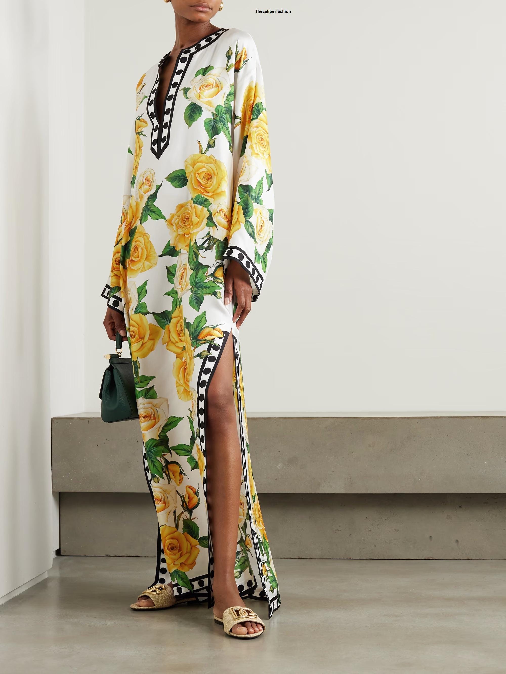 Comfortable Fit–Relaxed kaftan style offers freedom of movement and all-day comfort.