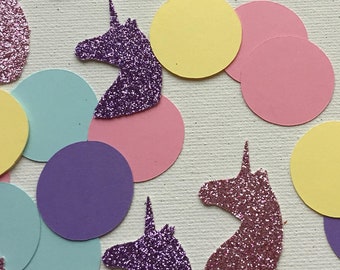 unicorn birthday decor, unicorn baby shower, unicorn confetti, unicorn decoration, girl unicorn party, girl birthday decor, girl baby shower