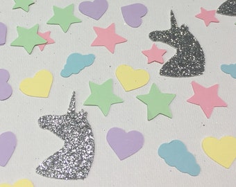 unicorn birthday decor, unicorn baby shower, unicorn confetti, unicorn decoration, girl unicorn party, girl birthday decor, girl baby shower