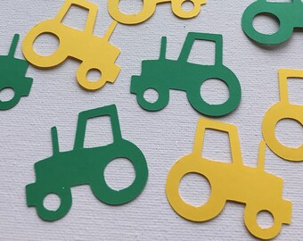 tractor confetti, tractor birthday party, tractor baby shower, retirement party decor, farm party decor, farm birthday, farm baby shower