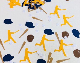 baseball confetti, baseball baby shower, boys birthday party decor, first birthday decor, boy baby shower decor, baseball birthday decor