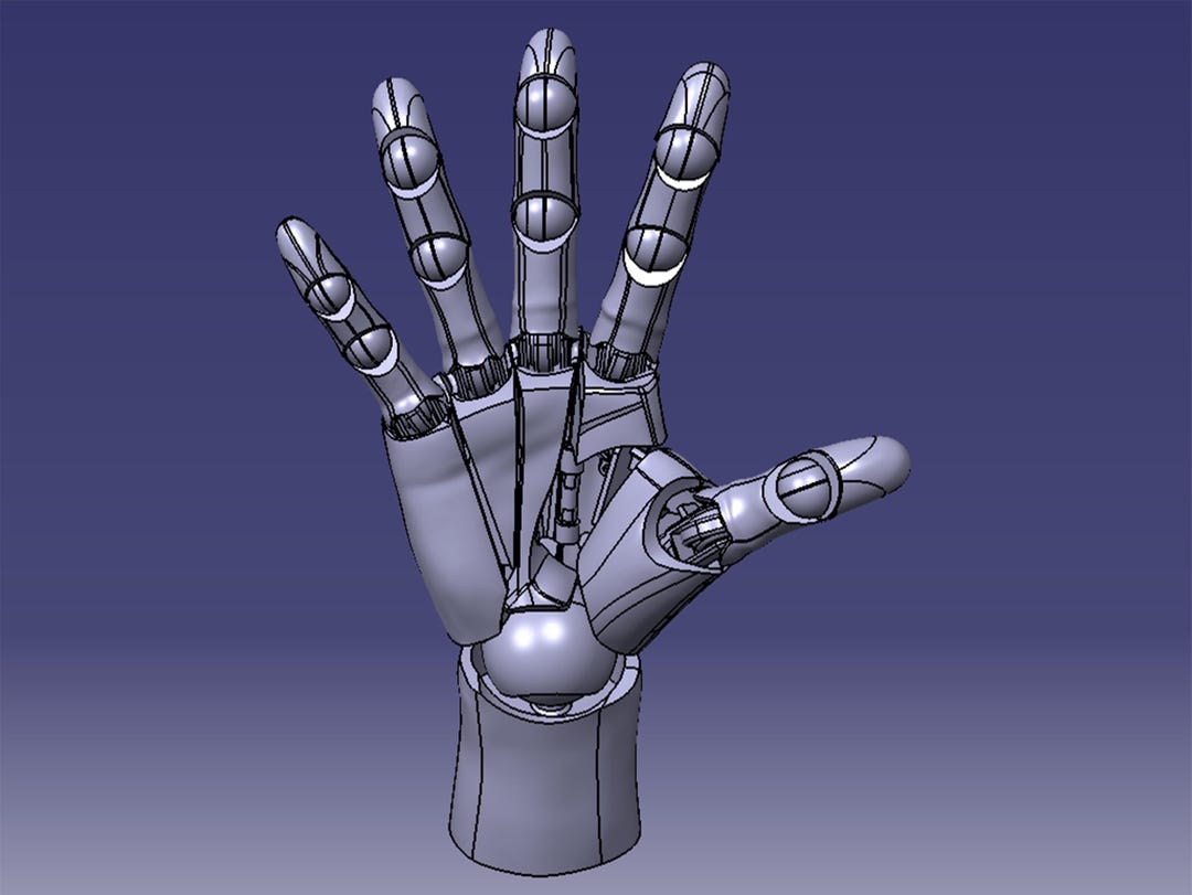 Bionic Hand Girl Stl File - Etsy