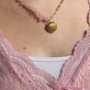 Mermaid Shell Locket Necklace
