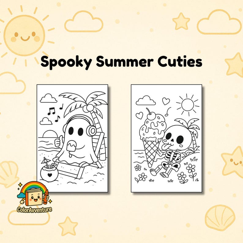 spooky-summer-cuties-kawaii-coloring-book-for-kids-printable