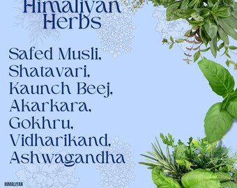 Natural Organic Safed Musli, Shatavari, Kaunch Beej, Akarkara, Gokhru, Vidharikand, Ashwagandha Combo Pack