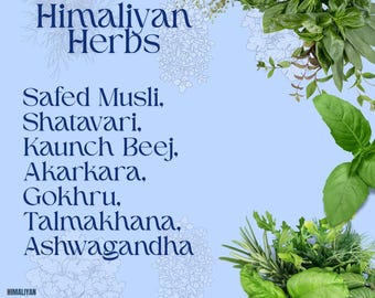 Ashwagandha, Shatavari, Safed Musli, Kaunch Beej, Talmakhana, Gokhru, Akarkara Herb 350 Gm Combo Pack