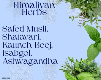 Safed Musli, Shatavari, Kaunch Beej, Isabgol, Ashwagandha 500 Gm Combo Pack
