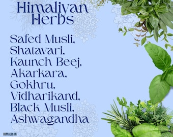 Safed Musli, Shatavari, Kaunch Beej, Akarkara, Gokhru, Vidharikand, Black Musli, Ashwagandha 200 Gm Combo Pack