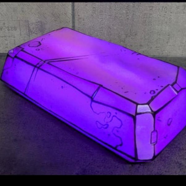 Glühend, Eridium, Barbarren auf Bestellung, Cosplay, Prop, Gamer Geschenk, Spielzimmer Dekor, Geschenk für ihn, Iridium