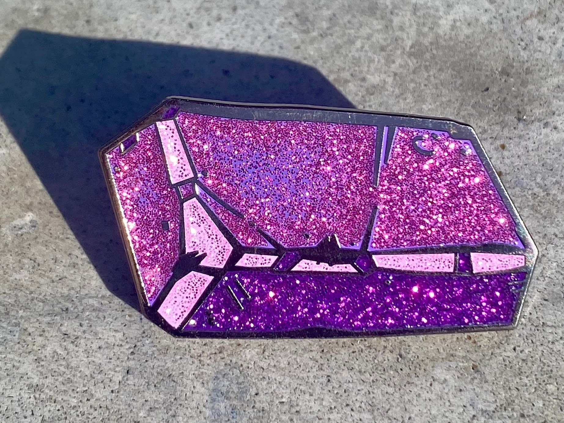 Borderlands, Eridium, Enamel Pin, Glitter, Hyperion, Handsome Jack