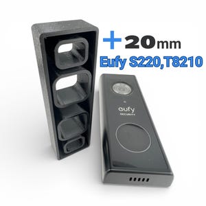 Sonnette vidéo Eufy E340 2 caméras noir extension | Sonnettes vidéo