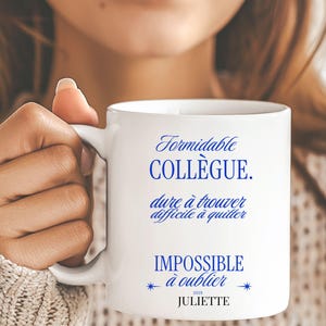 Personalized mug, personalized work colleague mug, colleague departure mug, colleague friend, super colleague