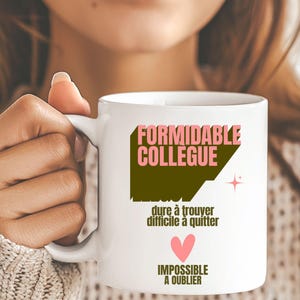 Personalized mug, personalized work colleague mug, colleague departure mug, colleague friend, super colleague