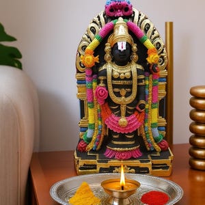 Tirupati Balaji Idol for Home Temple | Lord Venkateswara Statue