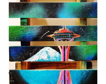 Cosmic Seattle Original Painting