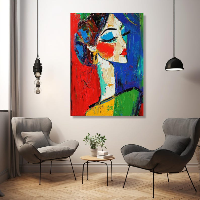 Beautiful view of Heavy Textured Abstract Expressionism Art For Home Decor