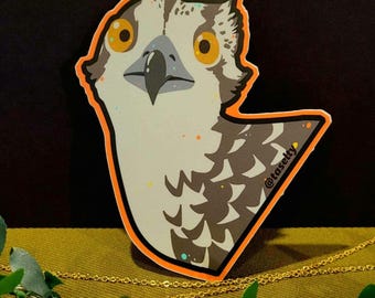 Silly Osprey Vinyl Sticker (4" length)