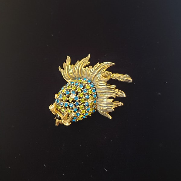 Vintage Weiss Distel Brosche Pin