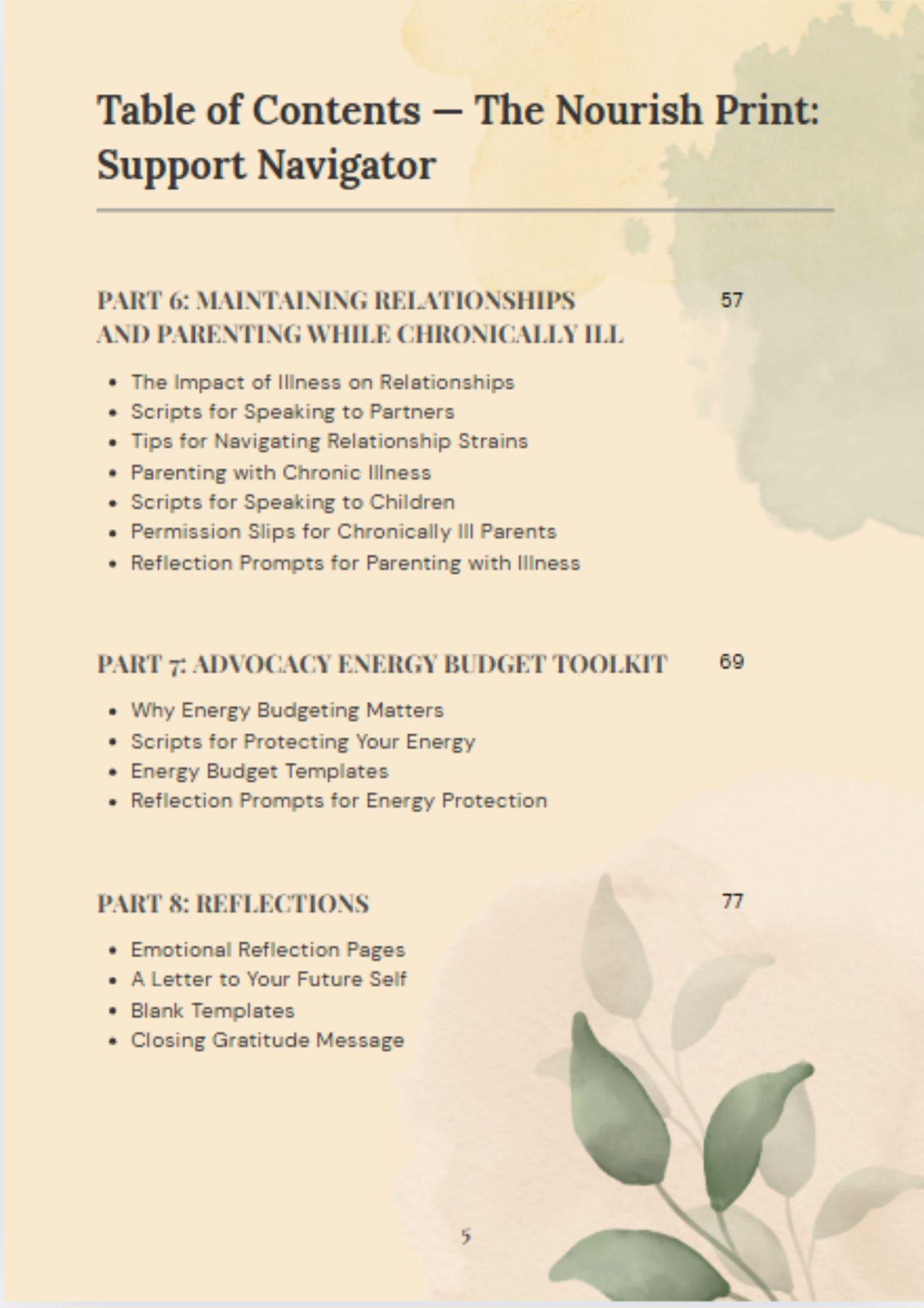 Chronic Illness Planner PDF | Flare Day Toolkit, Medical Scripts ...