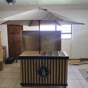 DIY Foldable Bar Plans, Instant download. Food Cart, Charcuterie, Coffee Bar.  Event, instant set up. Small Business Start Up.