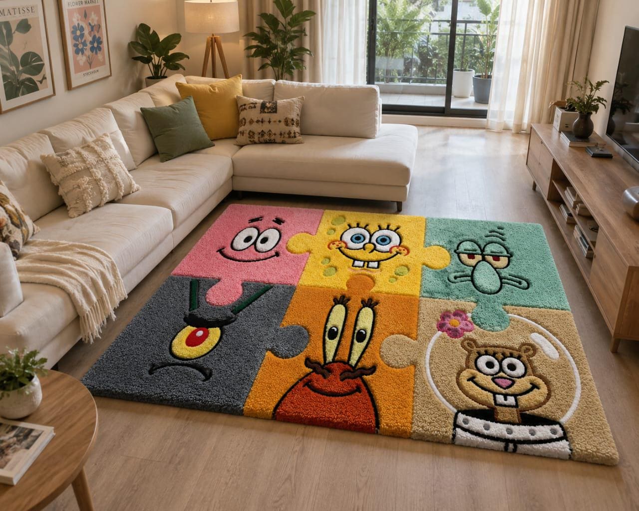 Spongebob rug - Etsy 日本
